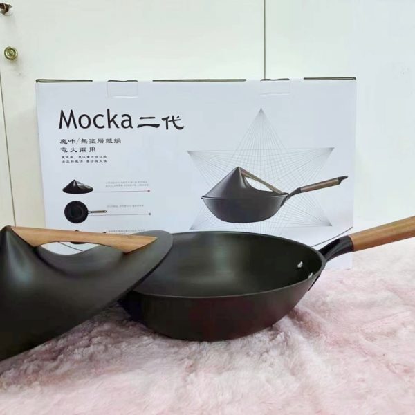 Moka Uncoated Iron Pan