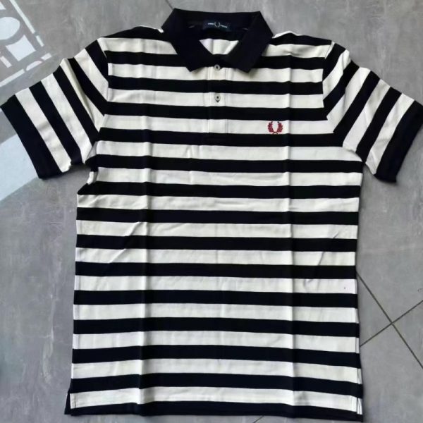 Fred Perry Striped Casual T-Shirt