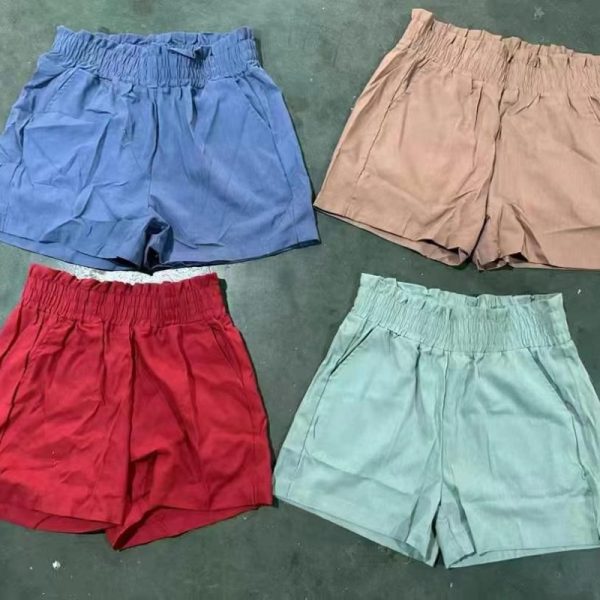 Cotton-Linen Shorts