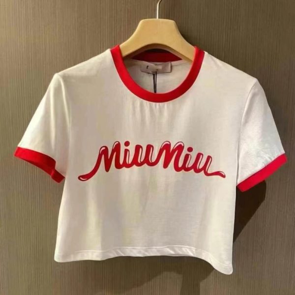 miumiuCrop Top T-shirt