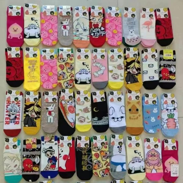 Cartoon Straight Socks