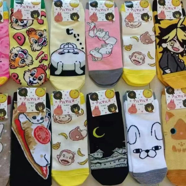 Cartoon Straight Socks - Image 3