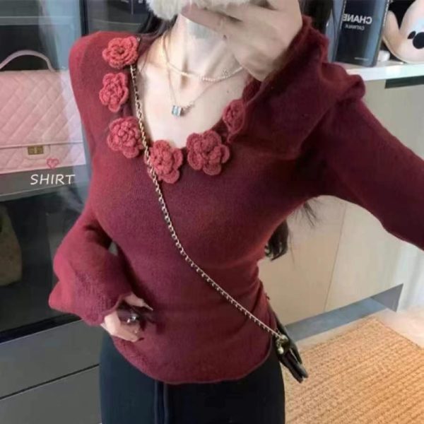 Women's Floral Sweater
