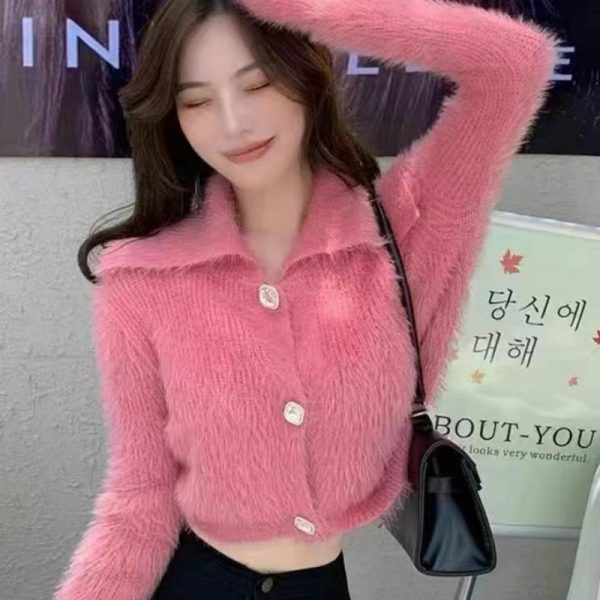 Knitted Cardigan Sweater