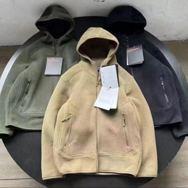 Alpaca fleece jacket