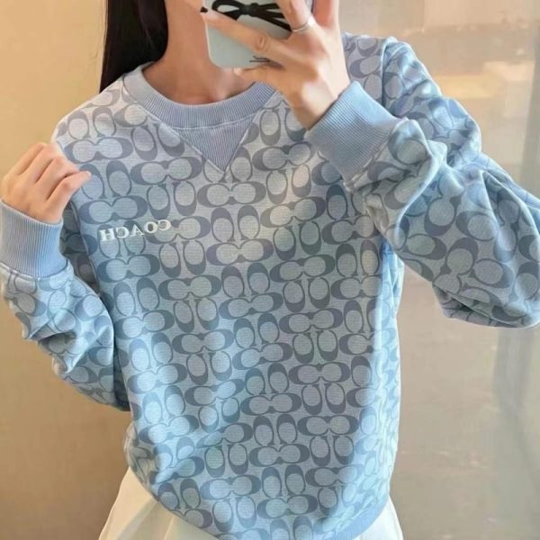 COACH crew neck sweatshirt