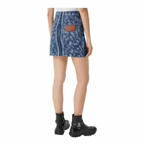 Burberry Blue Denim Skirt