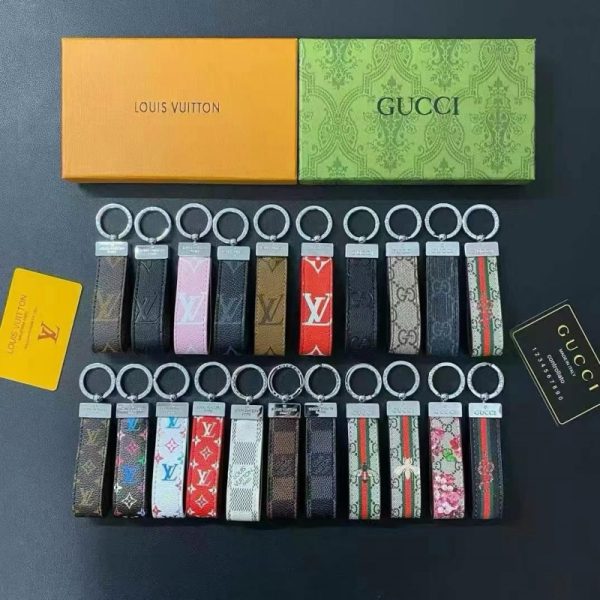 LV & Gucci keychain