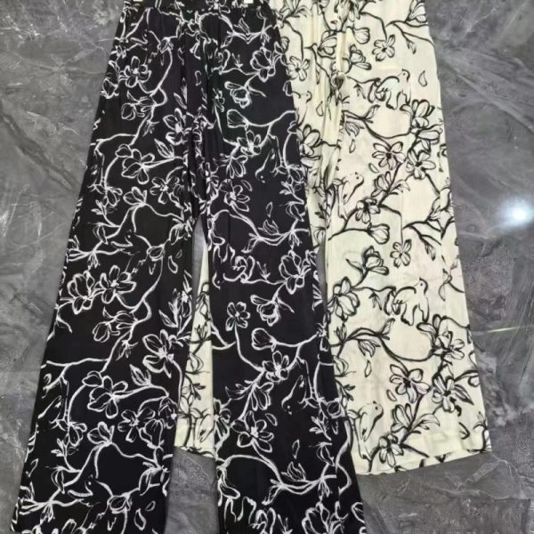High-end Linen and Mulberry Silk Pants
