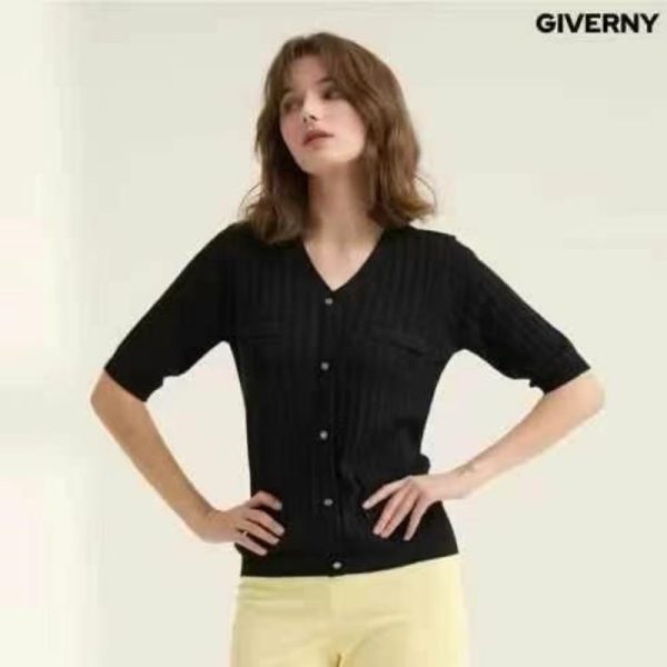 GIVERNY short sleeve knit sweater