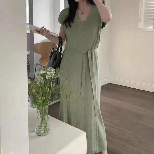 Summer new knit dress