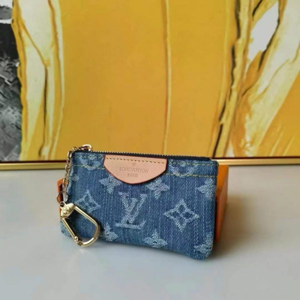 LV Denim Pochette Clé