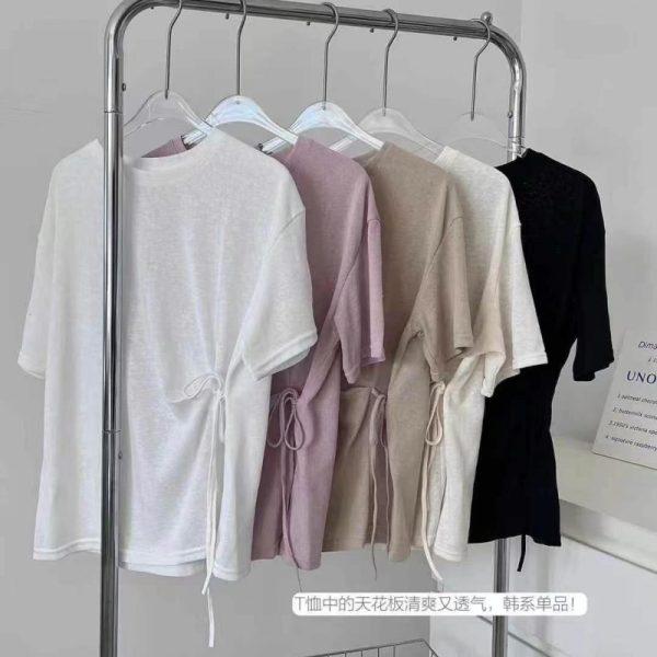 Snowflake Linen Oversized T-Shirt