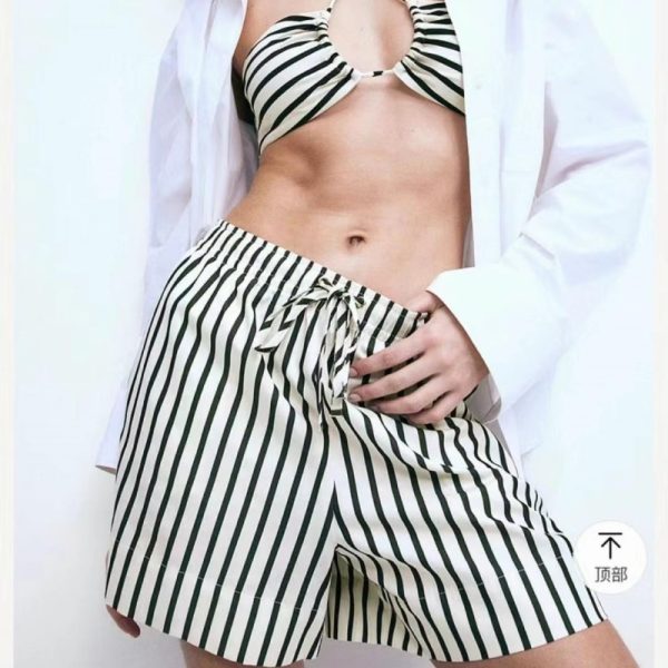 Amisu Cotton-Linen Shorts