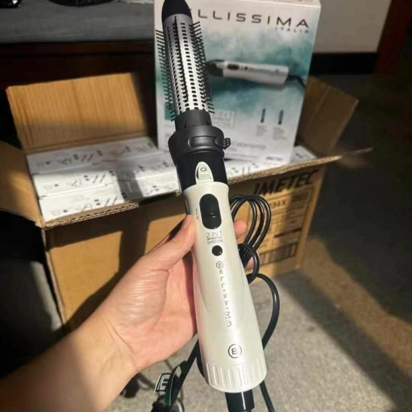 Curling and Straightening Hair Brush