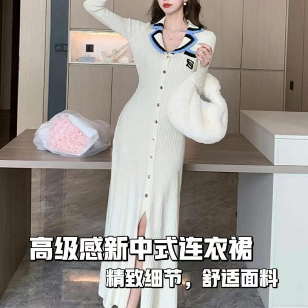 Spring New Knitted Dress