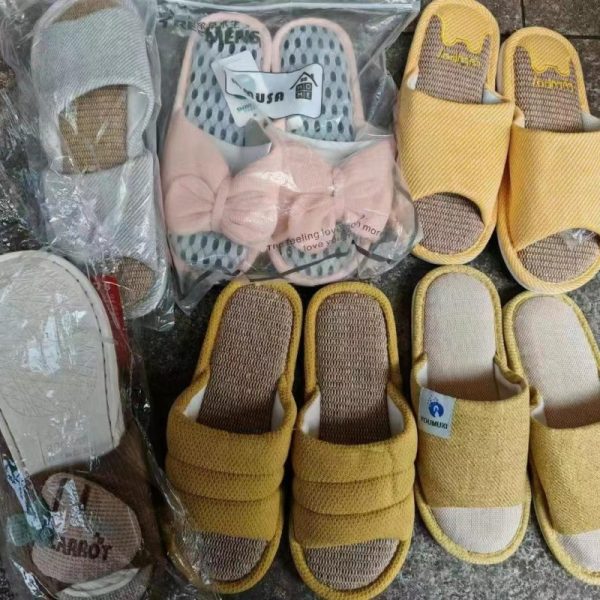 Cotton-Linen Home Slippers