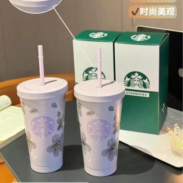 Starbucks Sakura Fragment Straw Cup