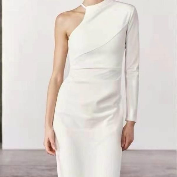 ZARA Off-Shoulder Slimming Dress