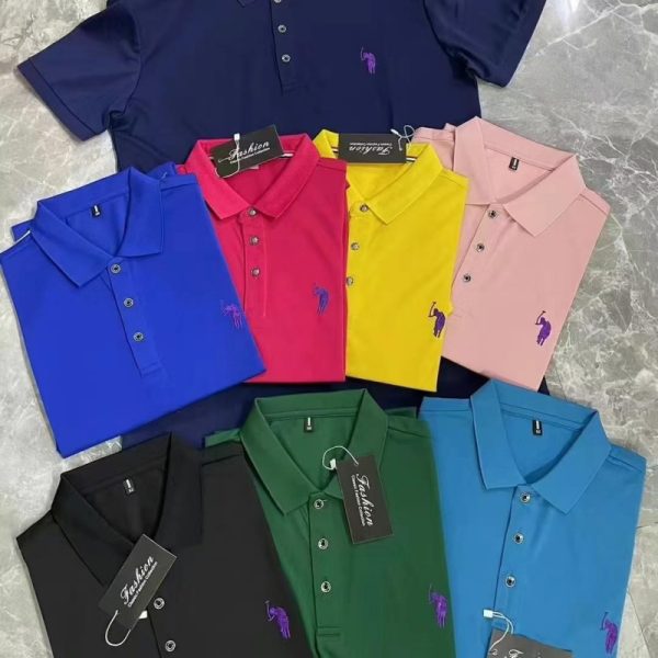 Polo Collar Short-Sleeve T-Shirts