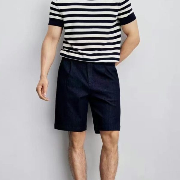 American Ame-kaji Denim Shorts