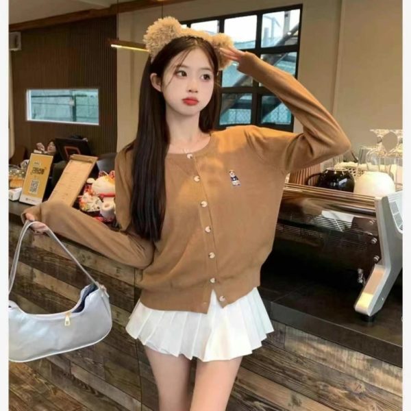 Ralph Lauren Bear Knit Cardigan