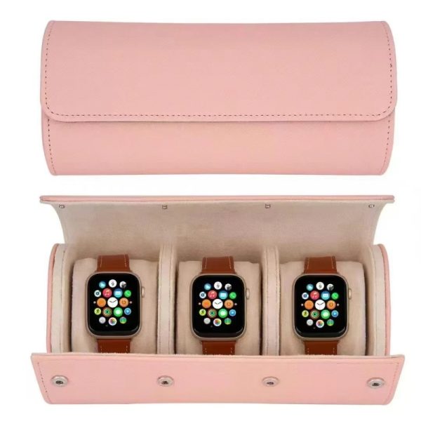 Leather watch storage box