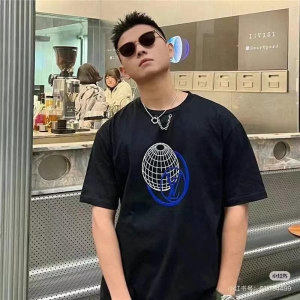LV Streetwear Unisex Cotton T-shirt
