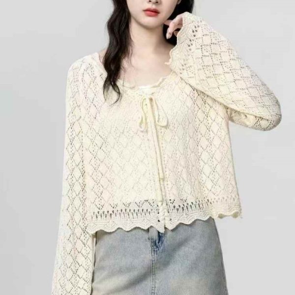 Handmade Crochet Vest Cardigan