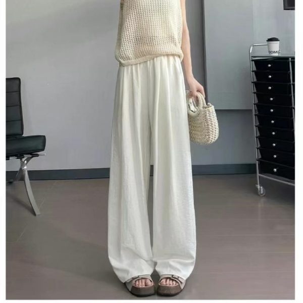 Straight-Leg Wide-Leg Pants
