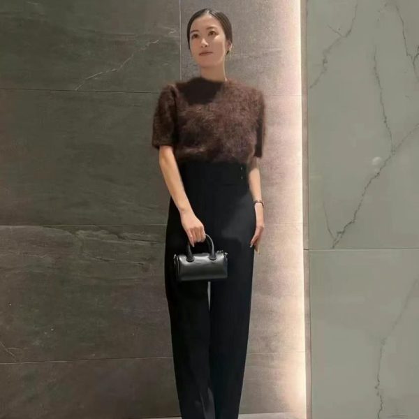 Zara Knitted Short Sleeve Tops