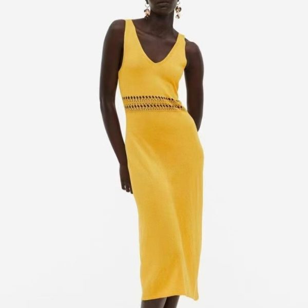 H&M Ice Silk Thin Sleeveless Dresses