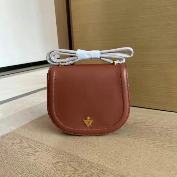 Genuine Leather Saddle Bag