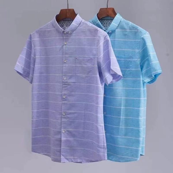 Label-Cut Linen Men's Shirts