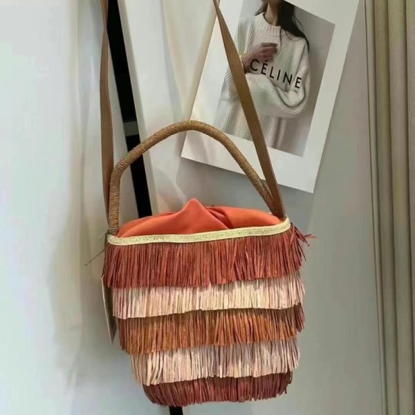 Handmade Raffia Crossbody Bag