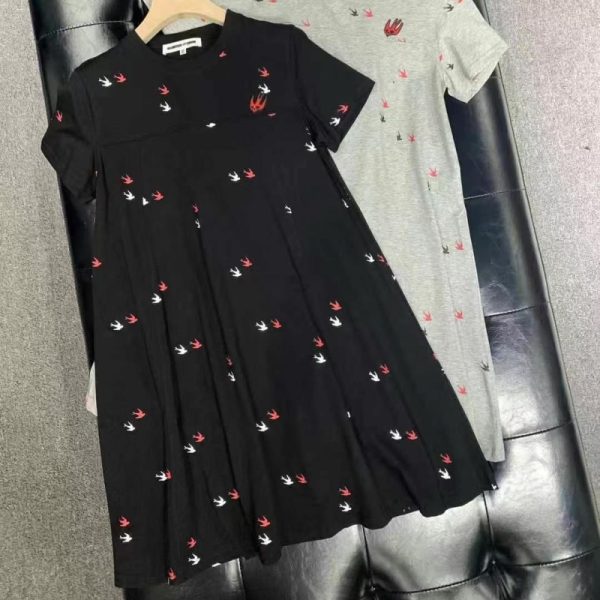 McQ Alexander McQueen Printed Dress