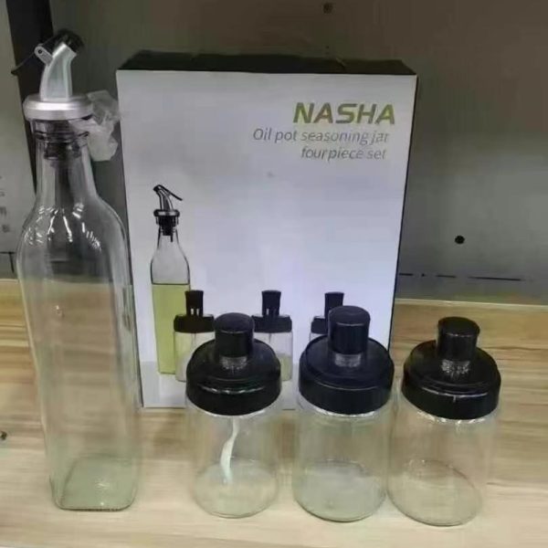 NASHA Oil Dispenser 4-Piece Set
