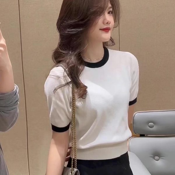 Summer New Knit Short-Sleeve
