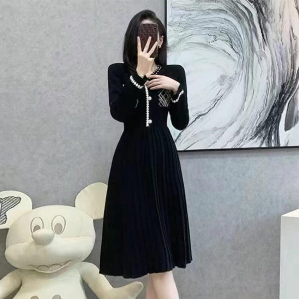 French-Style Knit Dress