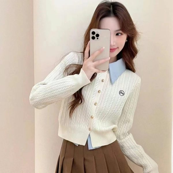 Tonlion College Style Cardigan