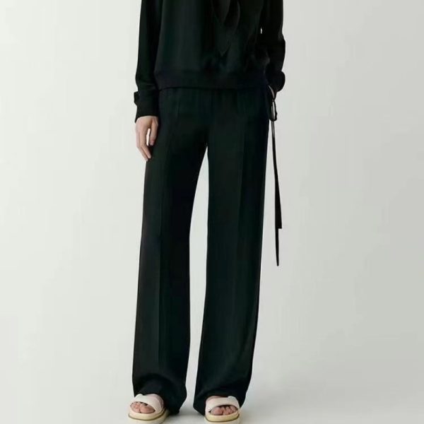 Margiela Tencel Straight-Leg Pants