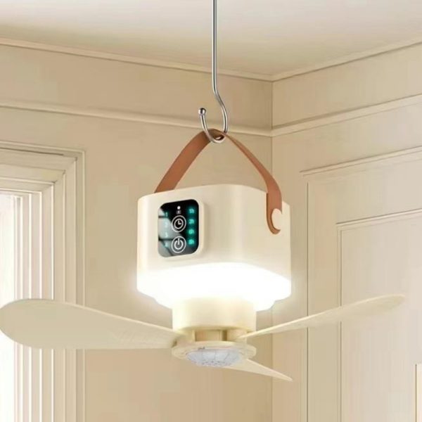 Camping Ceiling Fan with Night Light