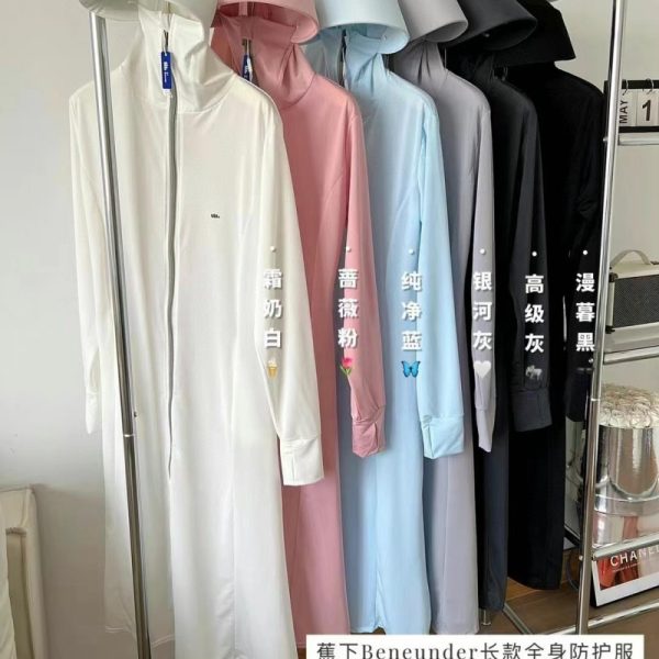 Beneunder long sun-protection coat